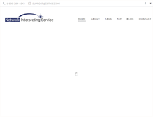 Tablet Screenshot of networkinterpretingservice.com